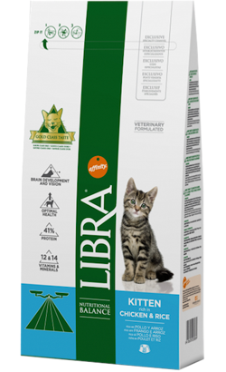 Ração para Gatos Libra Cat Kitten Chicken & Rice | 1,5 kg