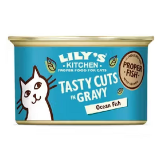 Lilys Kitchen Tasty Cuts Gato Adulto Pescado Grain-Free - Comida húmeda para gato