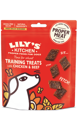 Biscoitos para cão Lilys Kitchen Dog Adult Training Treat Chicken & Beef | 70 g