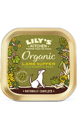 Ração húmida para Cão Lilys Kitchen Dog Organic Lamb Supper | Wet (Terrina) | 11 x 150 g