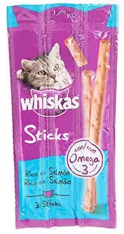 Whiskas Sticks Gato Salmão - Snack para gato