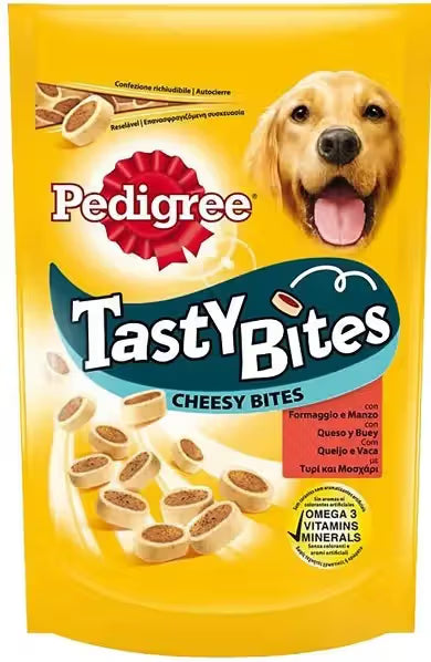 Pedigree Tasty Cheese Bites Perro Carne y Queso - Snack para perro