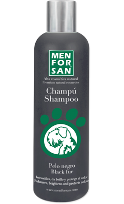Menforsan Champô Intensificador para Pêlos Negros para cão | 300 ml