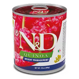 N&D Quinoa Weight Management Adult Dog Lamb - Wet dog food for weight control