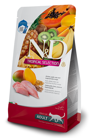 N&D Tropical Selection Gato Pollo - Pienso seco para gato