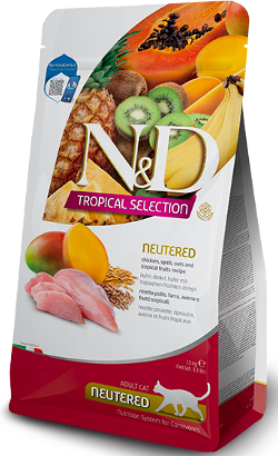 N&D Tropical Selection Gato Esterilizado Pollo - Pienso seco para gato esterilizado