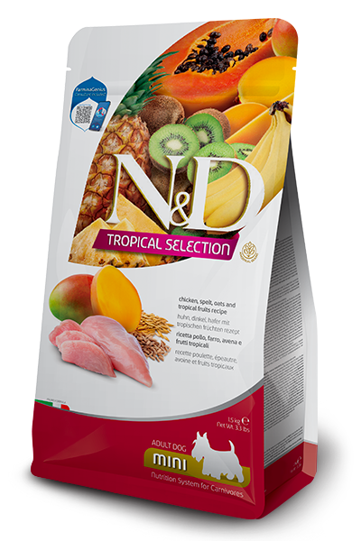 Ração para Cão N&D Tropical Selection Dog Chicken Adult Mini | 5 kg