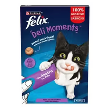 Felix Deli Moments Gato Adulto Pato - Snack para gato para controlo de peso