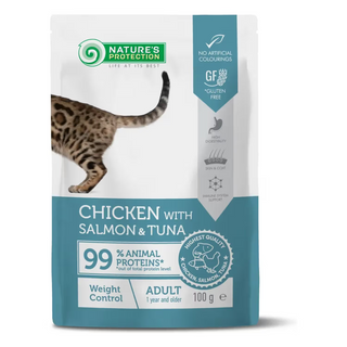 Nature'S P Detox Cat Weight Chicken Salmon Tuna Pouch