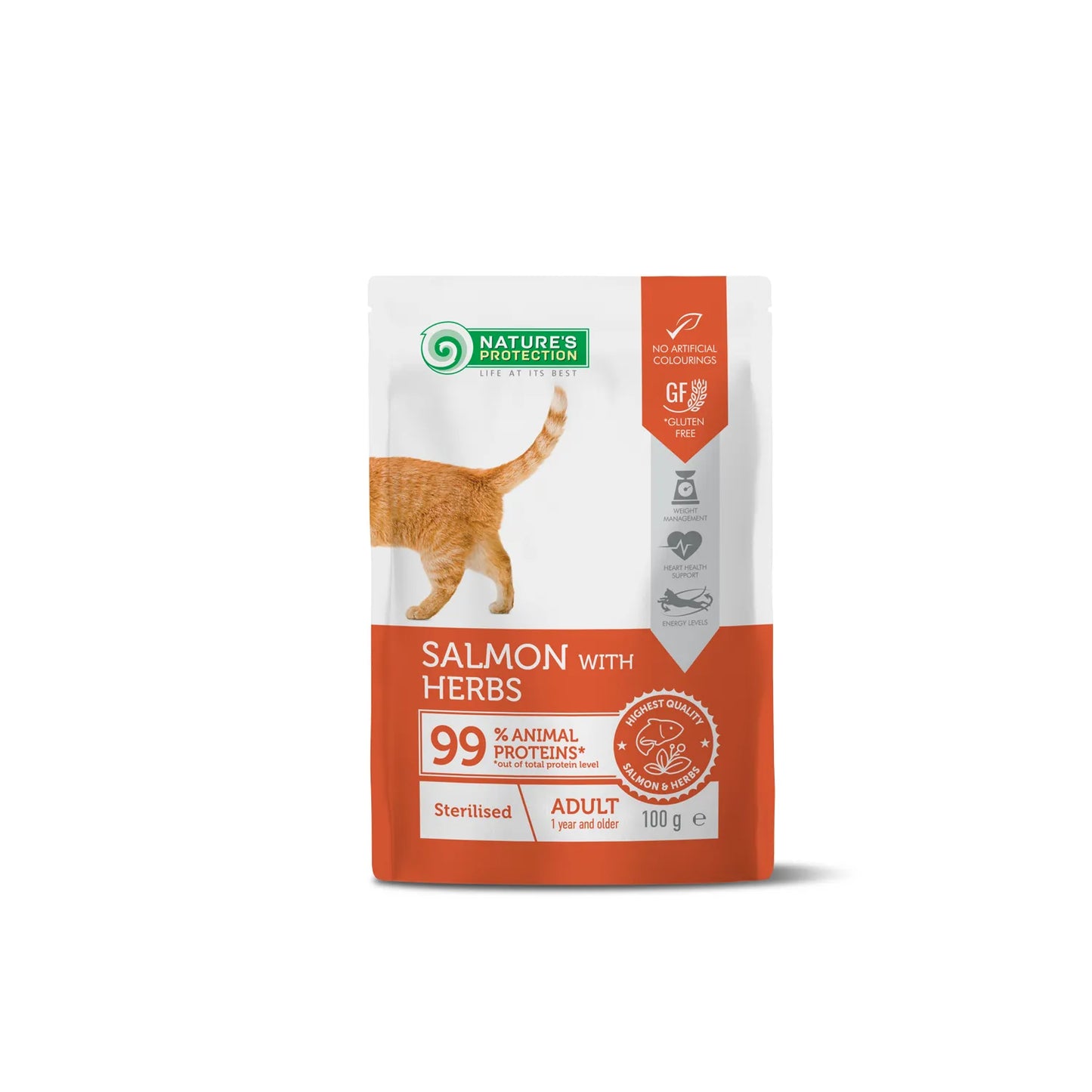 NATURE'S P DETOX CAT STERI. ALMENDRA Y HIERBAS POUCH | 22 X 100GR