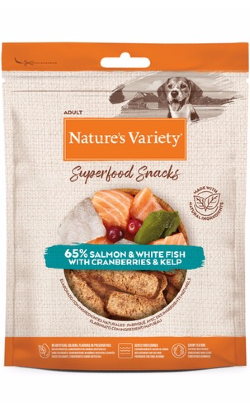 Natures Variety Dog Superfood Snacks Salmão | 85 g