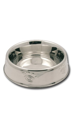 Dispensador para cão Nayeco Nordic Inox Bowl Embossed Spiral - Anti ants | 470 ml