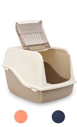 Caixa de areia Nayeco WC Leo para Gatos | Castanho