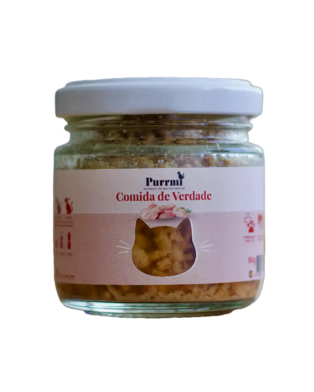 Purrmi Alimento Natural para Gato - Frango | Wet (Frasco)	 | 90g