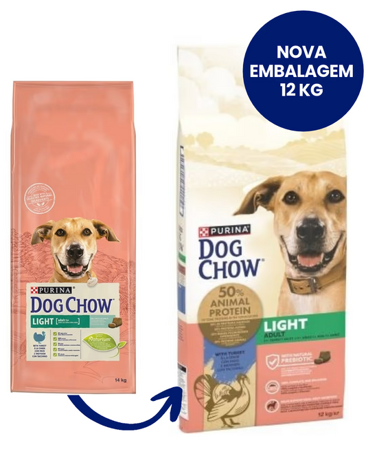 Dog Chow Cão Adulto Light Peru - Ração seca para cão para controlo de peso