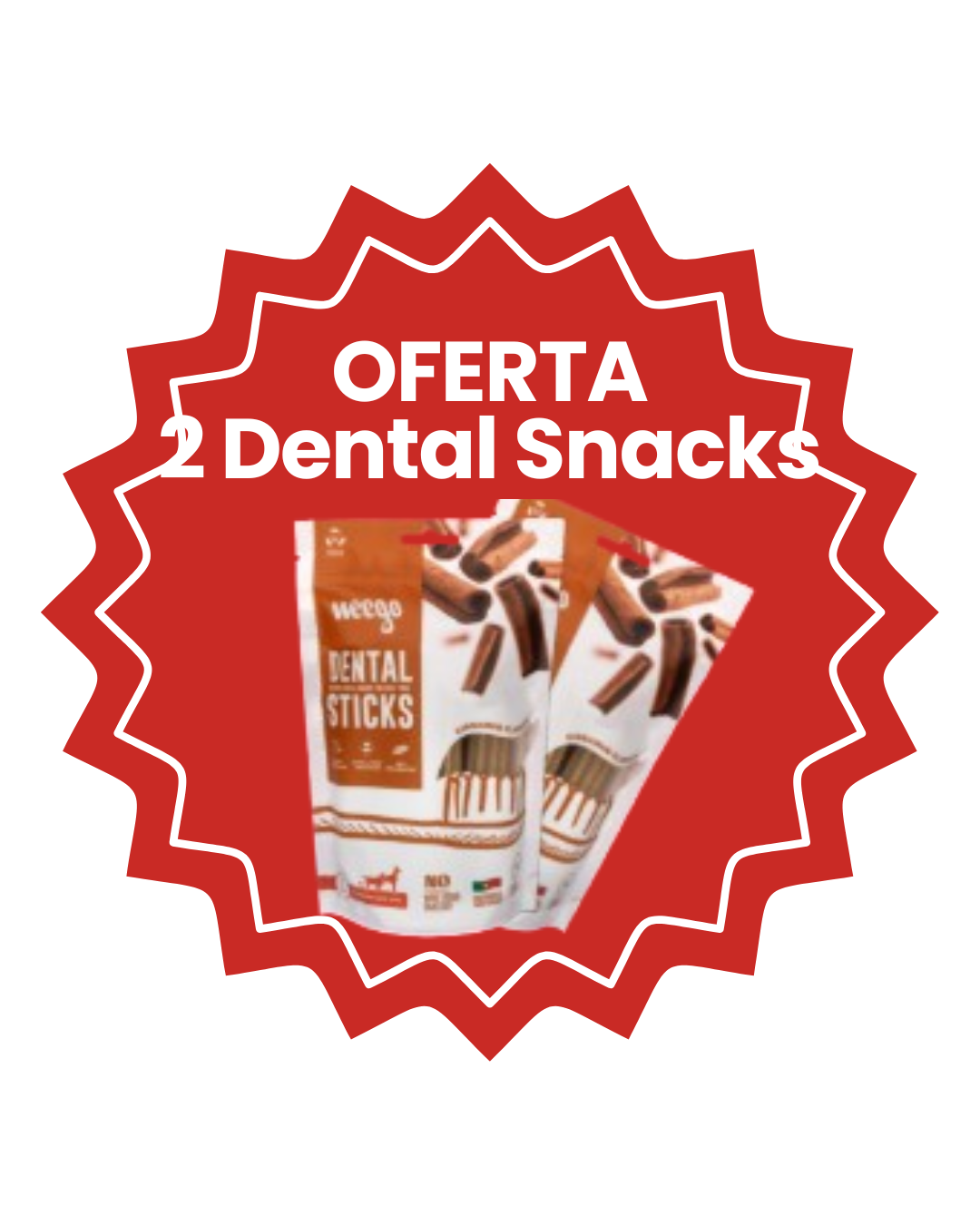 OFERTA 2 Dental Snacks: Weego Dog Food Original Lamb & Goji 12 KG