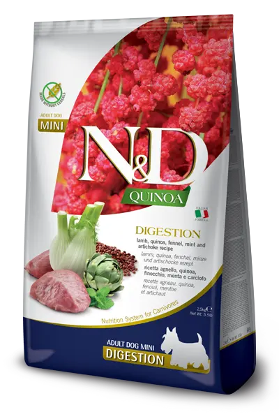 FARMINA ND DOG QUINOA DIGESTION LAMB MINI | 800GR
