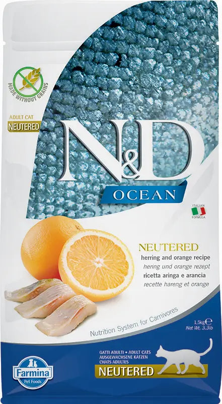 FARMINA ND CAT OCEAN NEUTERED | 1.5KG