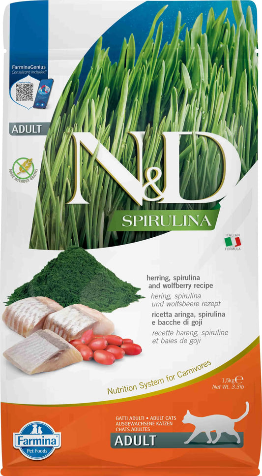 FARMINA ND CAT SPIRULINA ARRANQUE | 1.5KG