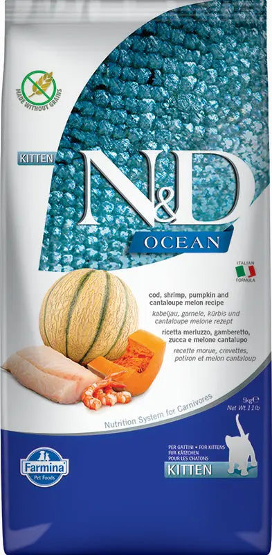 FARMINA ND CAT KITTEN OCEAN COD PUMPKIN | 5KG