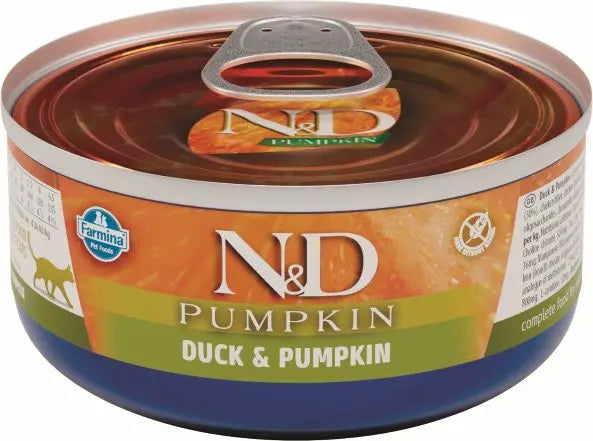 FARMINA ND CAT PUMPKIN PATO CAJA | 24 X 70GR
