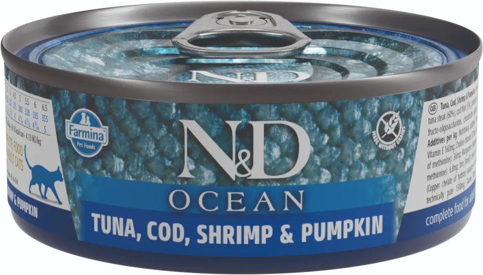Farmina ND Ocean Cat Tuna, Cod and Pumpkin - Wet cat food