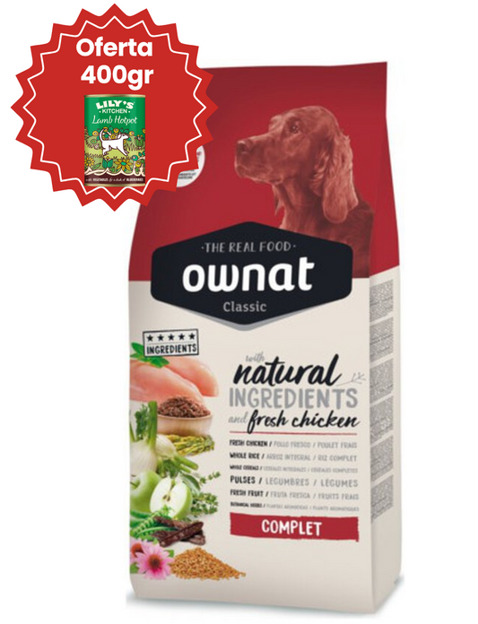 Pienso para Perro Ownat Classic Complet | 20 kg