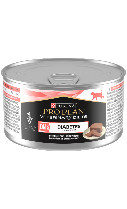Ração Veterinária húmida PPVD Feline DM - Diabetes Management | Wet (Lata) | 24 x 195 g