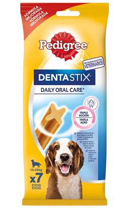 Biscoitos para cão Pedigree Snack Dentastix Médio | 10 x 7 sticks