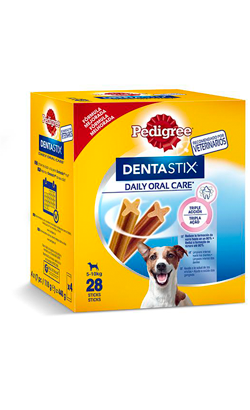 Biscoitos para cão Pedigree Snack Dentastix Mini Multipack | Caixa de 28 Unidades