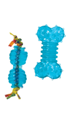 Brinquedo para cão Petstages Mini Orka Chew Pair | Pack 2 unidades