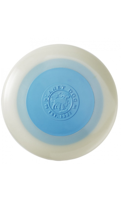 Brinquedo para cão Planet Dog Zoom Flyer Disc Glow/Blue | L - ø 24 cm