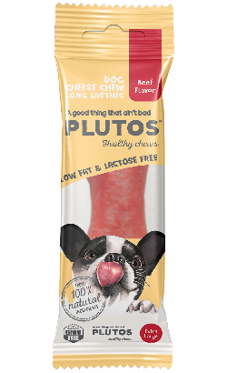 Plutos Healthy Chew Queijo & Bife | Large