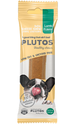Plutos Healthy Chew Queijo & Borrego | Medium