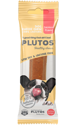Plutos Healthy Chew Queijo & Salmão | Extra Large