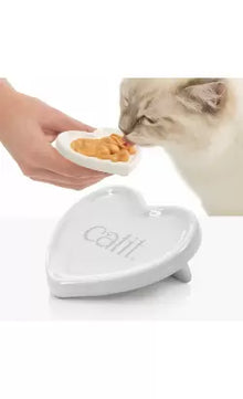 Catit Plato Creamy Heart Gato - Snack para gato