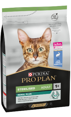 Ração para Gatos Pro Plan Cat Renal Plus Sterilised Adult Rabbit & Rice | 3 kg