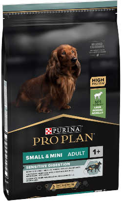 Ração para Cão Pro Plan Dog Small & Mini Adult Sensitive Digestion Lamb | 7 kg