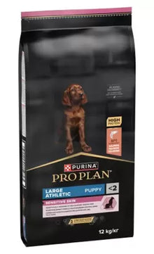 Pro Plan Cão Cachorro Raças Grandes Atlético Pele Sensível Salmão - Ração seca para cão com pele sensível