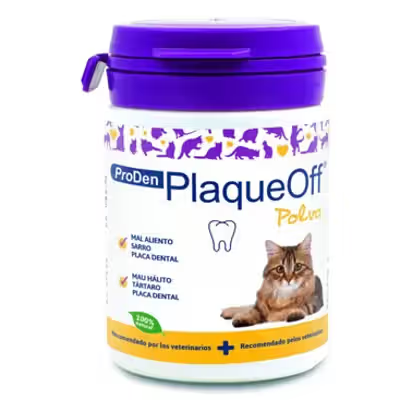 Proden PlaqueOff Suplemento en Polvo Gato Oral - Snack para gato para salud oral