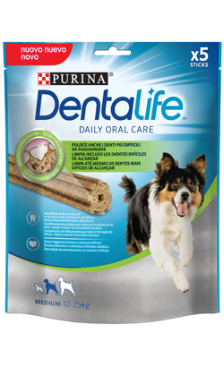 Biscoitos para cão Purina Dentalife Medium | 15 Sticks