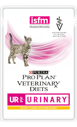 Ração Veterinária húmida PPVD Feline UR - Urinary Chicken | Wet (Saqueta) | Caixa 10 Saquetas 85 g