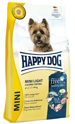 Happy Dog Fit & Vital Mini Light Cão Aves - Ração seca para cão para controlo de peso