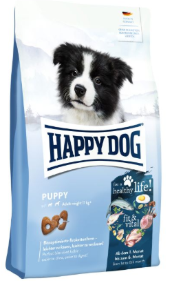 Happy Dog Fit & Vital Cão Cachorro Aves - Ração seca para cão