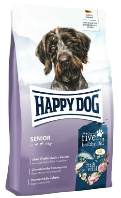 Happy Dog Fit & Vital Senior Perro - Pienso seco para perro senior con proteínas animales