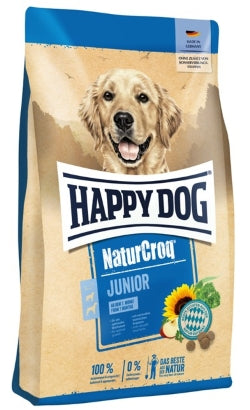 Happy Dog NaturCroq Cão Júnior Aves - Ração seca para cão