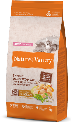 Ração para Gatos Natures Variety Cat No Grain Kitten Frango Campo | 7 kg