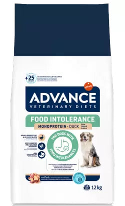 Advance Vet Dog Food Intolerance Duck - Dry food for dogs with food intolerance