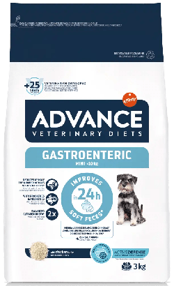 Ração Veterinária para cão Advance Vet Dog Gastroenteric Mini | 3 kg