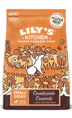 Lilys Kitchen Countryside Casserole Small Breed Adult Dog Grain-Free Chicken, Duck and Sweet Potato - Dry dog food